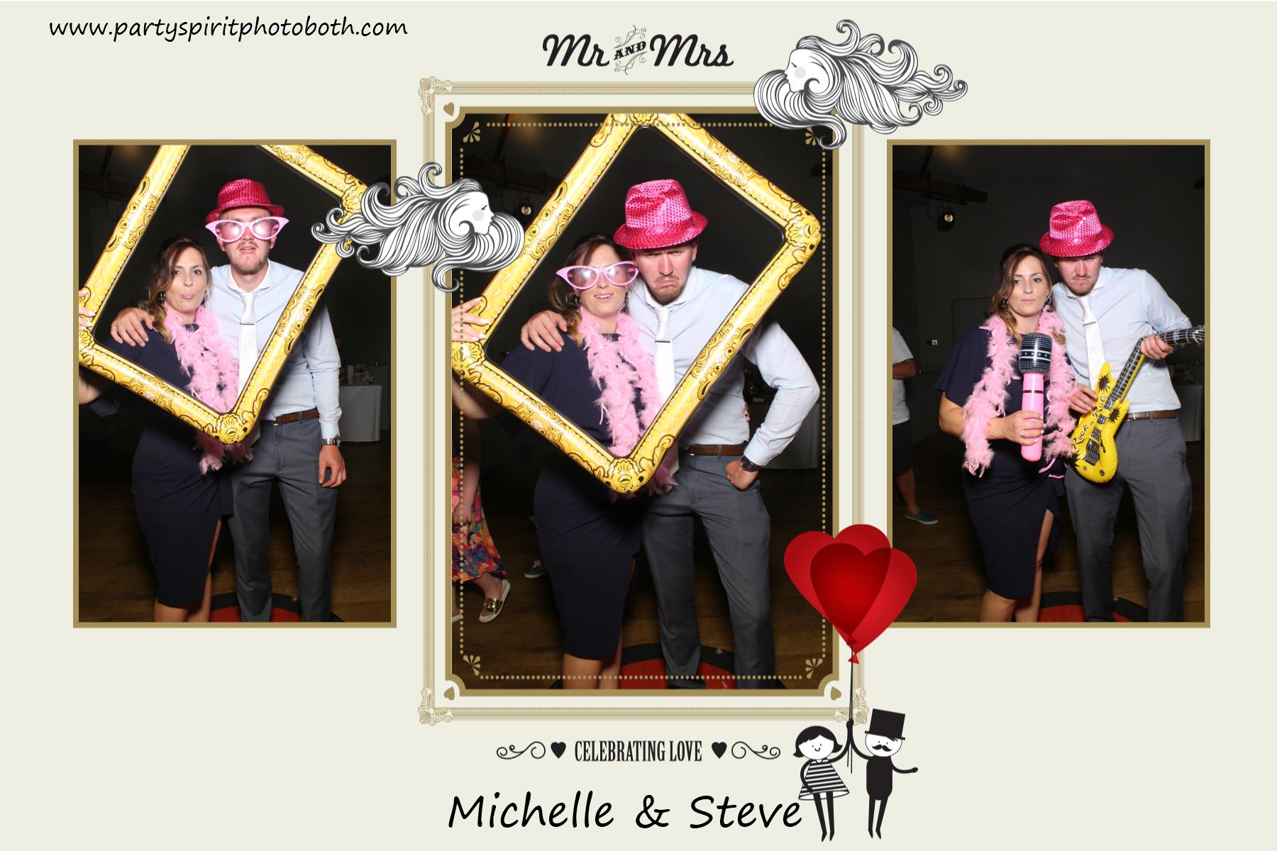 Michelle & Steve Wedding | View more photos from the event at gallery.partyspiritphotobooth.com/u/PartySpiritPhotoBooth/Michelle-Steve-Wedding